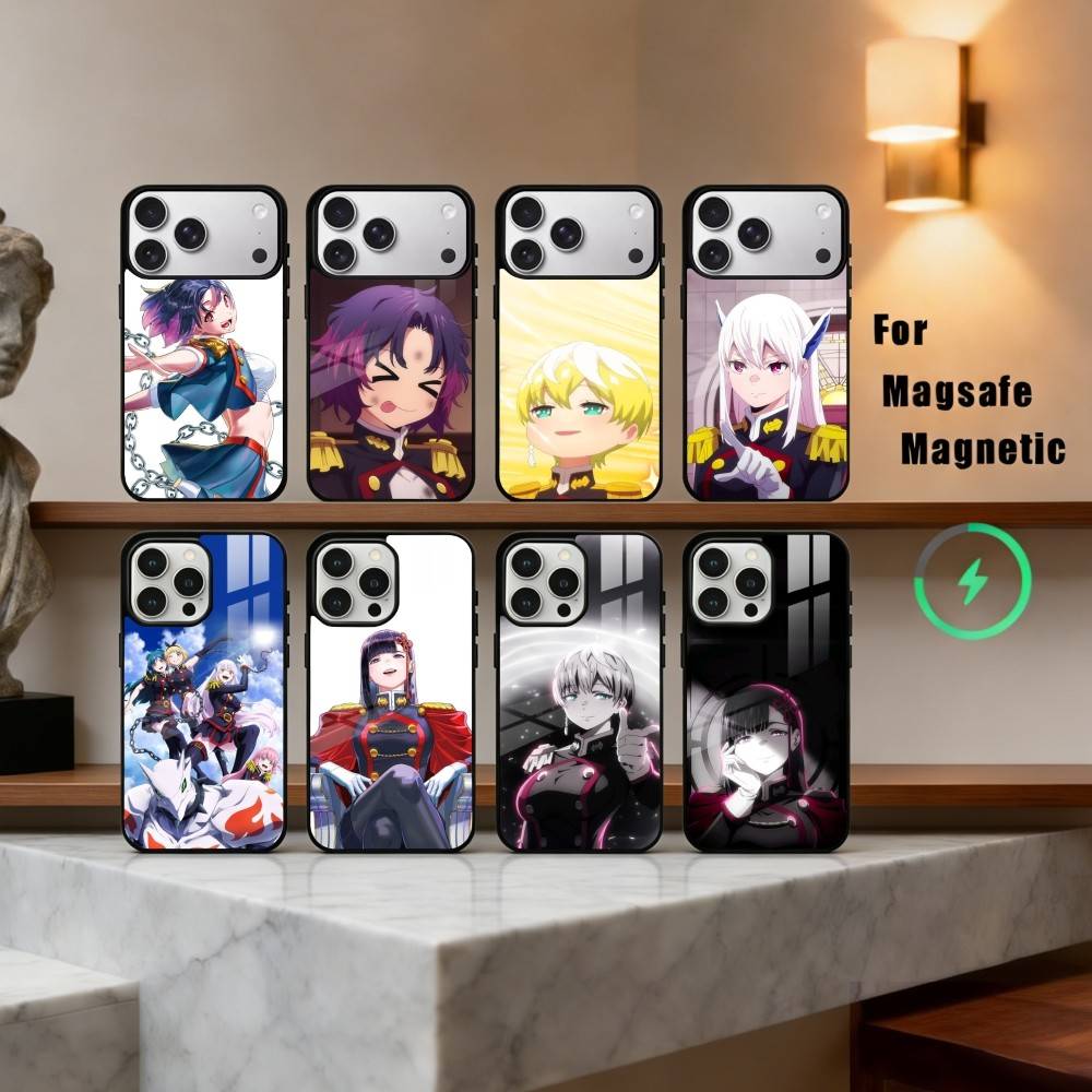 Чехол для телефона Web Manga C-Chained S-Soldier для iPhone 17, 16, 15, 14, 13, 12, 11 Plus, Pro Max Магнитный для Magsafe Беспроводная зарядка