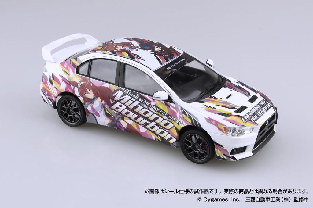 Aoshima Bunka Kyozai Itasha Series Uma Musume Pretty Derby Mitsubishi CZ4A Lancer Evolution X Final Edition Plastic Model Co., Ltd. (AOSHIMA) 1/24