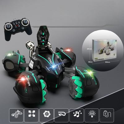 4WD Радиоуправляемая Машинка 2.4G RC Трюковая Машина 360° Вращение Дрифт Трансформирующаяся Машина Светом Музыкой Подарки Для Мальчиков Девочек