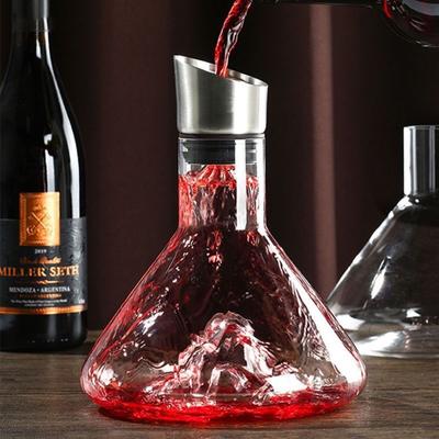 Декантер для вина Iceberg Waterfall Quick Home из утолщенного хрустального стекла для розлива и хранения вина