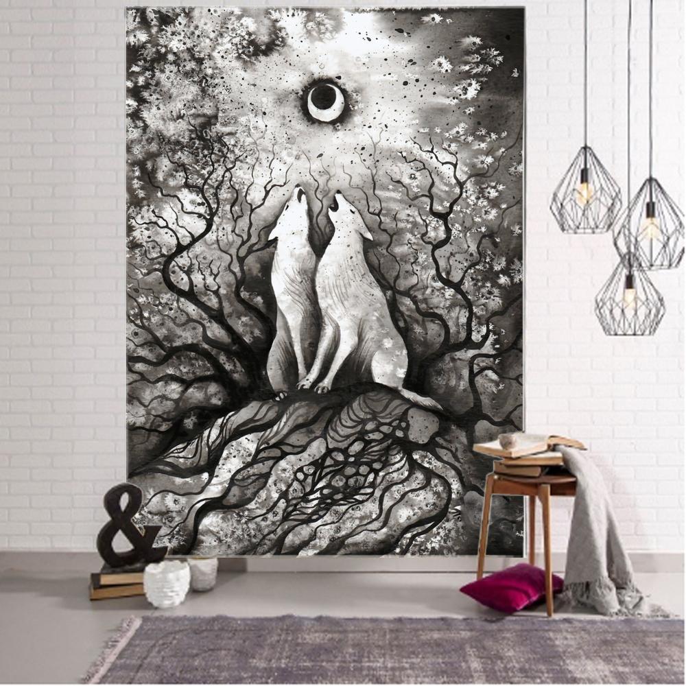 Темный ужас скелет призрак фон украшение гобелен занавес настенное покрытие хэллоуин