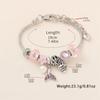 Mermaid Tail Beaded Bracelet With Crystal Accents For Girls Giftgiving
