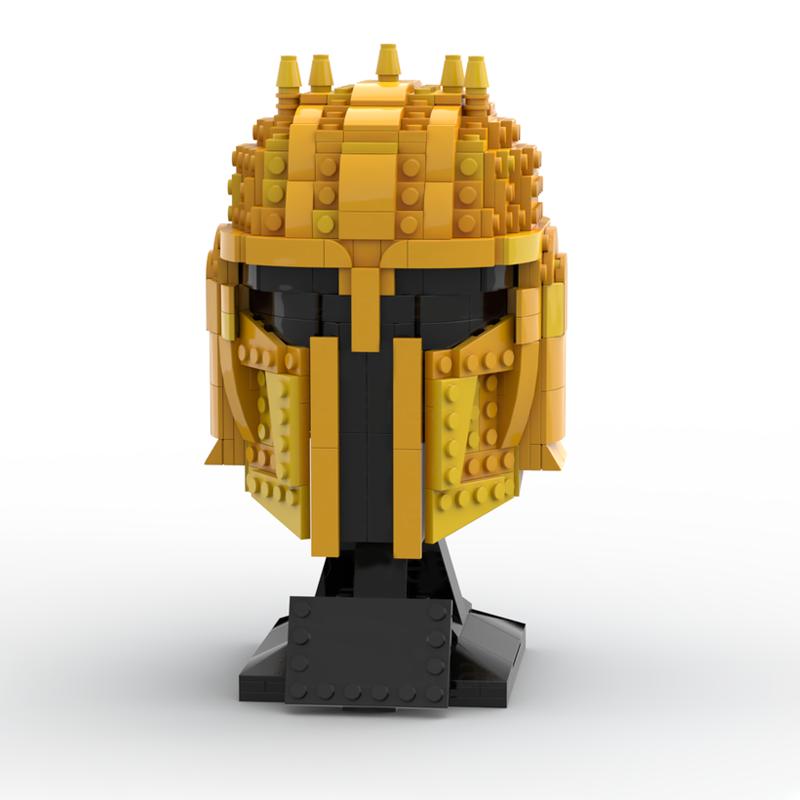 602 детали MOC Коллекция шлемов Кузнеца Звездные Войны Модель Строительные Блоки Архитектура Рождественские Подарки Идея Игрушки Образование DIY