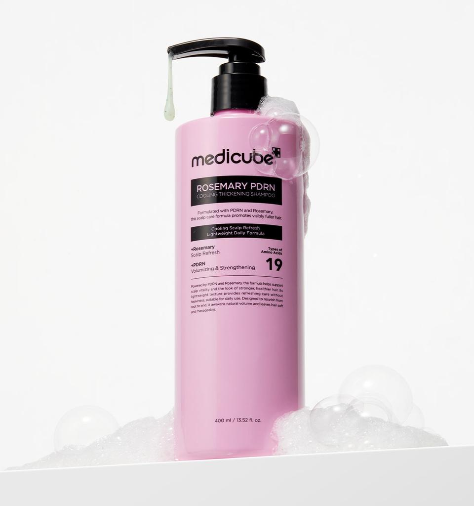 Medicube Rosemary PDRN Cooling Hair Loss Shampoo 400ml | Menthol PDRN Scalp Care Shampoo