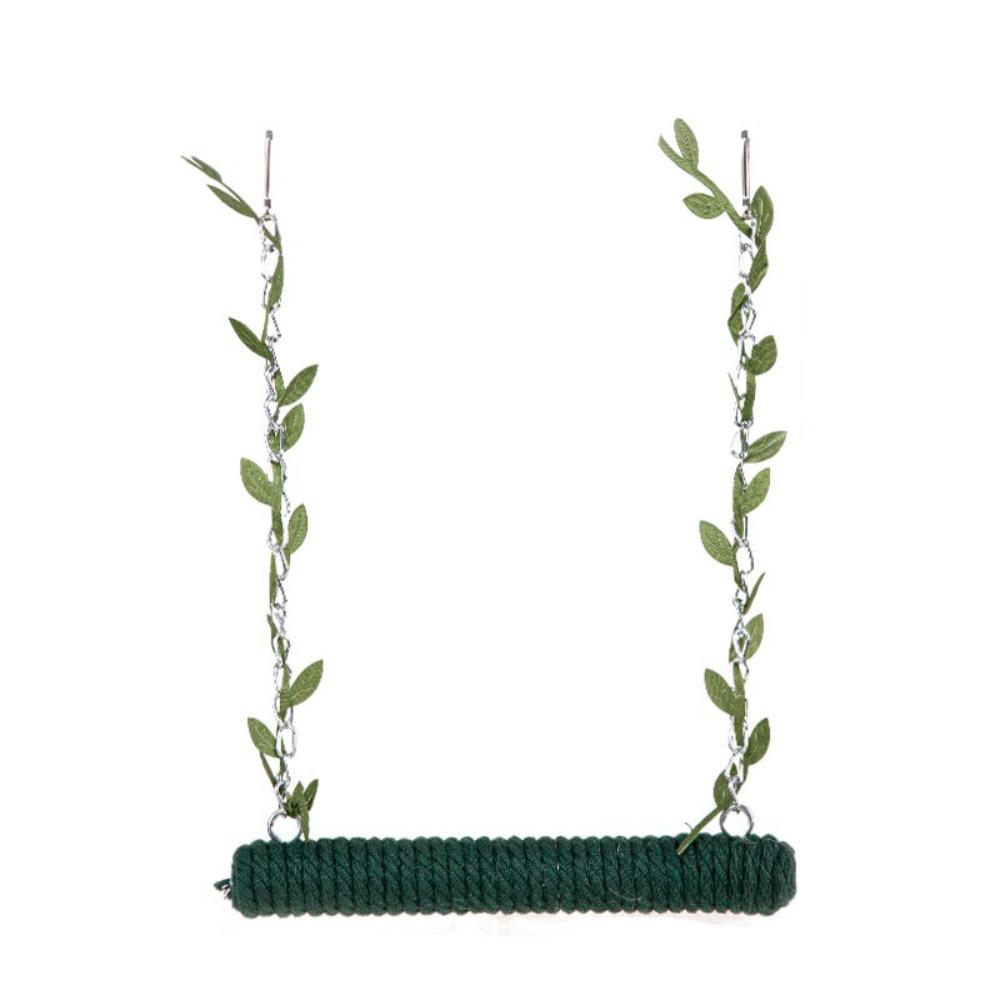 Деревянные качели для птиц, износостойкая жердочка для стачивания когтей попугая, игрушка-качели для попугая, кореллы