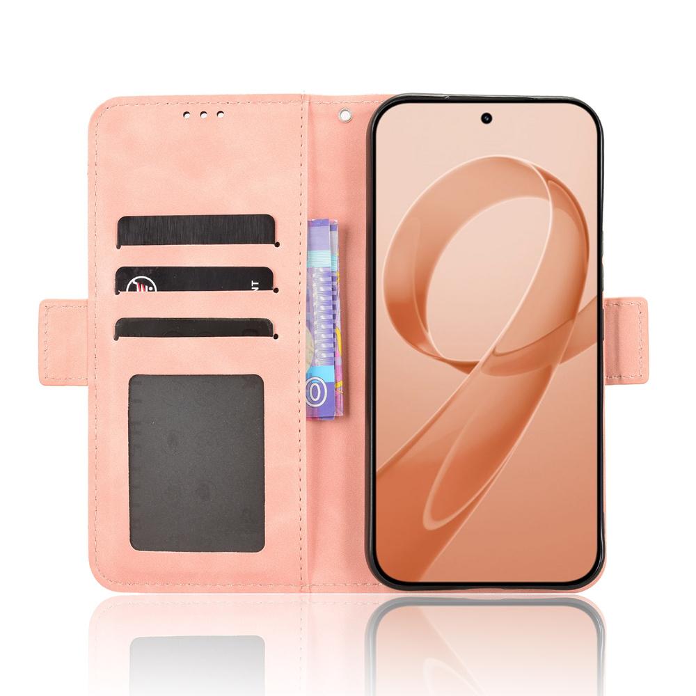 Flip Case for Xiaomi Poco F8 Ultra, Card Slot, Pink