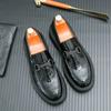 Лоферы, дизайнерская мужская повседневная обувь, роскошные туфли на платформе для отдыха на открытом воздухе, модные кожаные туфли для торжественных случаев, мокасины для вождения