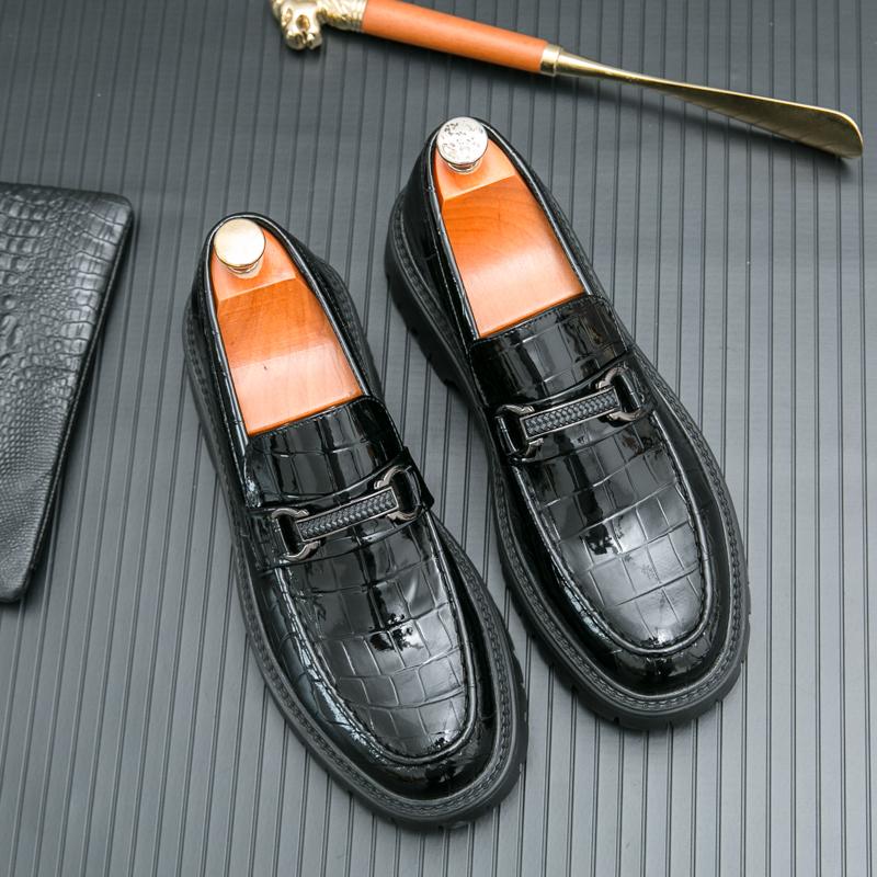 Лоферы, дизайнерская мужская повседневная обувь, роскошные туфли на платформе для отдыха на открытом воздухе, модные кожаные туфли для торжественных случаев, мокасины для вождения