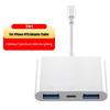 Адаптер OTG для освещения в USB3.0, конвертер для мыши, клавиатуры, U-диска, камеры, CardReader, конвертер данных для iPhone X XS 11 12 13 14 Pro 8 7