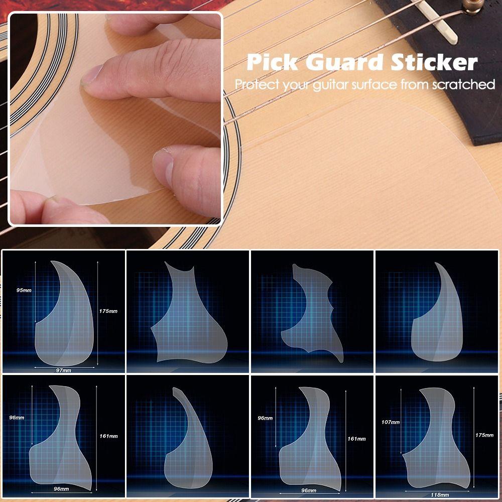 Народная акустическая мягкая пластина для царапин, защитная наклейка для гитары, наклейка с защитой, наклейка на доску