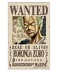 MagColle One Piece Zoro Wanted Poster