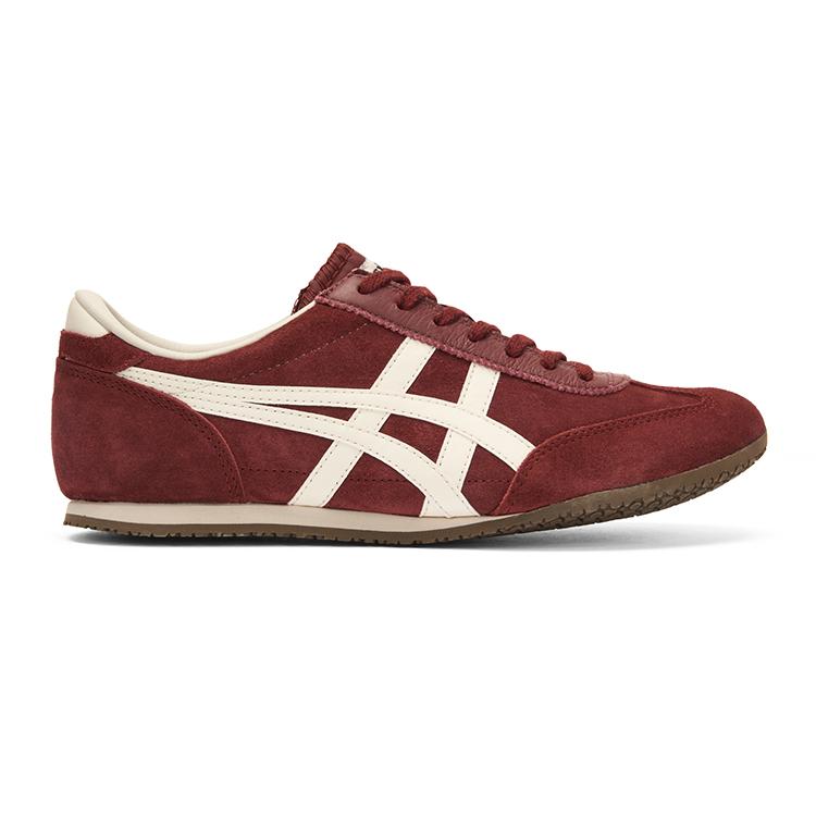ONITSUKA TIGER Machu Racer Износостойкие Низкие Повседневные Кроссовки Унисекс Бордовые Кроссовки 1183C535-600