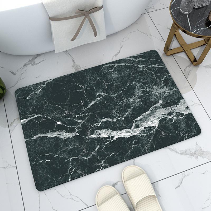 Коврик для ванной комнаты с эффектом абсорбции и диатомита, быстросохнущий, противоскользящий