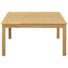 Coffee Table Light Acacia Wood 85 x 85 x 45 cm Solid Acacia Wood