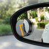 2 пары автомобильных выпуклых зеркал для слепых зон с присоской, вращающихся на 360 градусов, водонепроницаемых, противотуманных, выпуклых зеркал для слепых зон