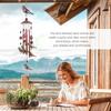 Bird Wind Chimes 4 Aluminum Tubes 6 Bells 7 Birds Windbells for Indoor Outdoor Decoration