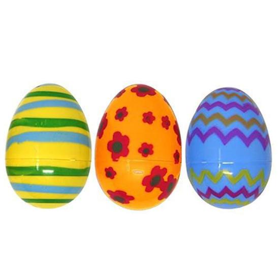 3 шт. пасхальное яйцо яркий цвет мультяшный узор капсула яичная скорлупа шарики-сюрпризы игрушка для праздничного украшения
