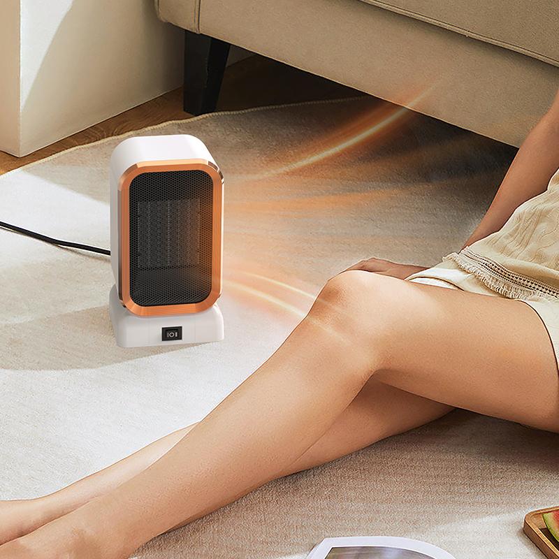 Новый мощный воздухонагреватель 1200 Вт, бытовой настольный керамический нагреватель PTC с защитой от отключения питания, грелка для рук, бесшумное отопление дома