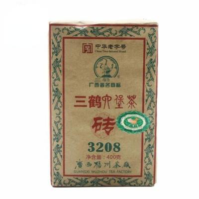 Чай Sanhe Liu Pao 2023 Three Cranes 3208 Golden Flower Dark Tea Китайский чай 400г