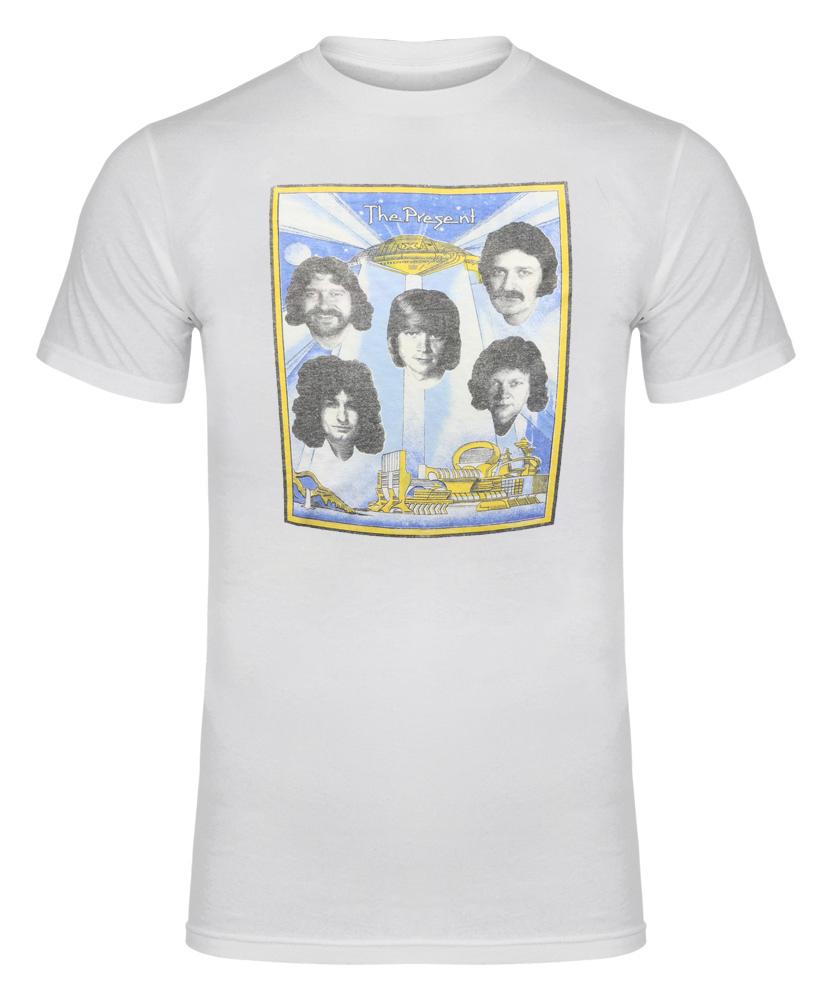 Белая двусторонняя футболка унисекс 1983 Moody Blues The Present Tour