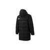 Puma Solid Color Logo Print Zip-Up Hooded Down Jacket Men Outerwear Black 672437-01