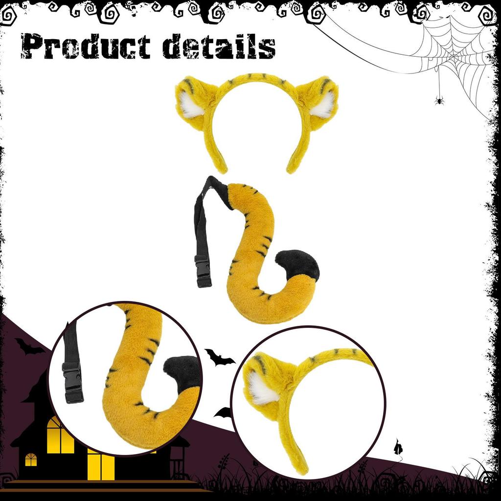 Набор животных ушей и хвоста для ролевых игр, года, показов мод