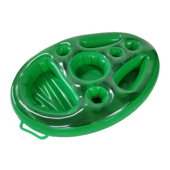 Плавающий держатель для напитков премиум-класса для бассейна, экологически чистый, вместительный, с несколькими отсеками, водонепроницаемые аксессуары для гидромассажной ванны