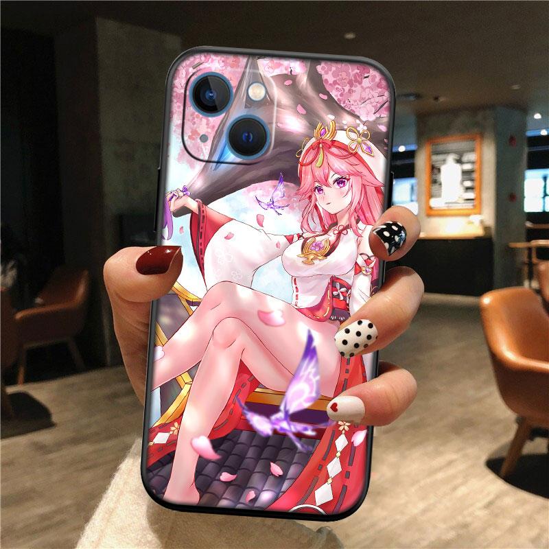 IK34 Genshin Impact Girl New High-End Shell Phone Case for Redmi Note 13 14 Pro+ Plus A3 A3X 13X 13C 13R 14S 14C 14R