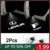 Car Stickers HD Car Door Lamp Projector Car Badge Welcome Light For Lexus F SPORT RX330 IS250 Ct200h ES300h RX350 IS300h RX450h