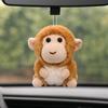 Plush Doll Monkey Plush Toy Soft Fur Monkey Car Pendant Little Monkey Pendant  Bag Pendant