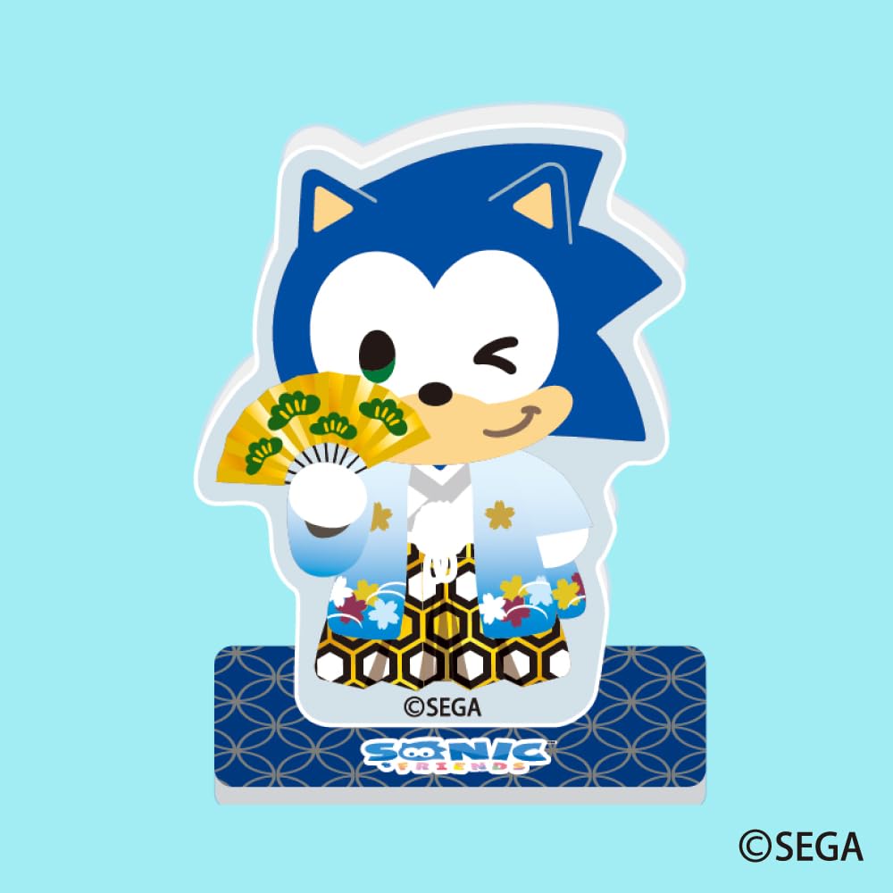 SEGA FAVE Акриловая подставка SONIC FRIENDS, ассорти, КОРОБКА 1КОРОБКА 15 Всего 15 видов & = штук,