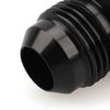 AN6 Pipe Fitting Adapter Aluminum Alloy External Thread Adapter Black for Fuel Gas Oil Line External Thread Adapter