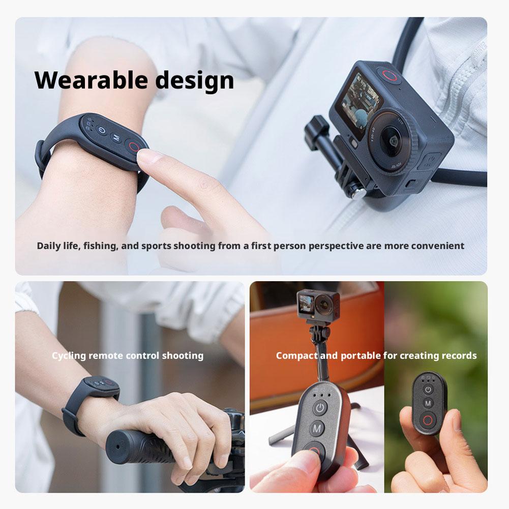 Bluetooth Пульт Дистанционного Управления Для Экшн-Камер Для DJI Action 3 4 5 6 Для Insta360 X3 X4 X5 Для Камеры Gopro Пульт Дистанционного Управления Аксессуар