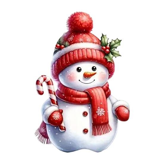 Снеговик Рождественское украшение на елку Акриловый мультяшный снеговик Подвесное украшение для зеркала заднего вида автомобиля Окно Рождественская елка Декор для вечеринки