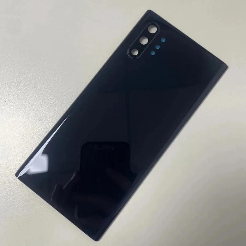Задняя крышка аккумулятора Для Samsung Galaxy note10 n970f note 10 plus n975f 3D стеклянная панель задний корпус Чехол крышка объектив камеры