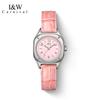 IW Luxury Square Dial Women Watch Top Brand Fashion Pink Leather Waterproof Ladies Quartz Wristwatch Montre Femme Beautiful