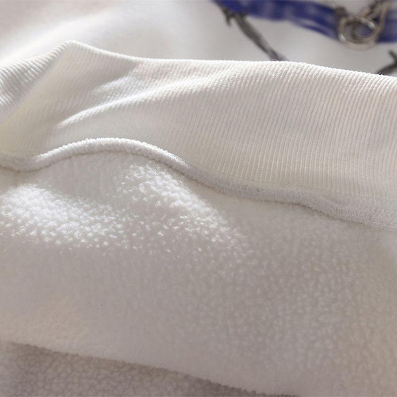 Толстовка женская в стиле панк, готическая цепочка, пуловер с принтом сердца, толстовки, уличная одежда большого размера, белый спортивный костюм в стиле хип-хоп, женская верхняя одежда