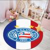 1PC round rug Ba-hia Sports Club Emblem Printed Round Area Rug ,Rug For Home Office, Round Chair Rug, Decorative Carpet Fan gifts Christmas gift