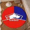 Olympique Football Crest Round mat Home Decor, Chair rug For livingroom,Bedroom, doormat home decor Birthday Gift Christmas Gifts