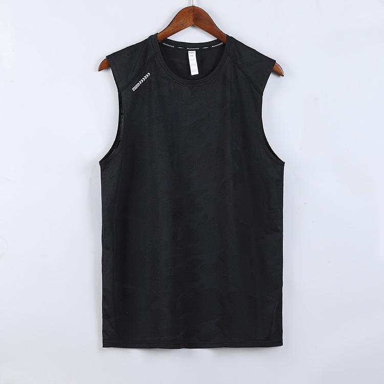 Мужская быстросохнущая спортивная майка без рукавов для летних тренировок и баскетбола
