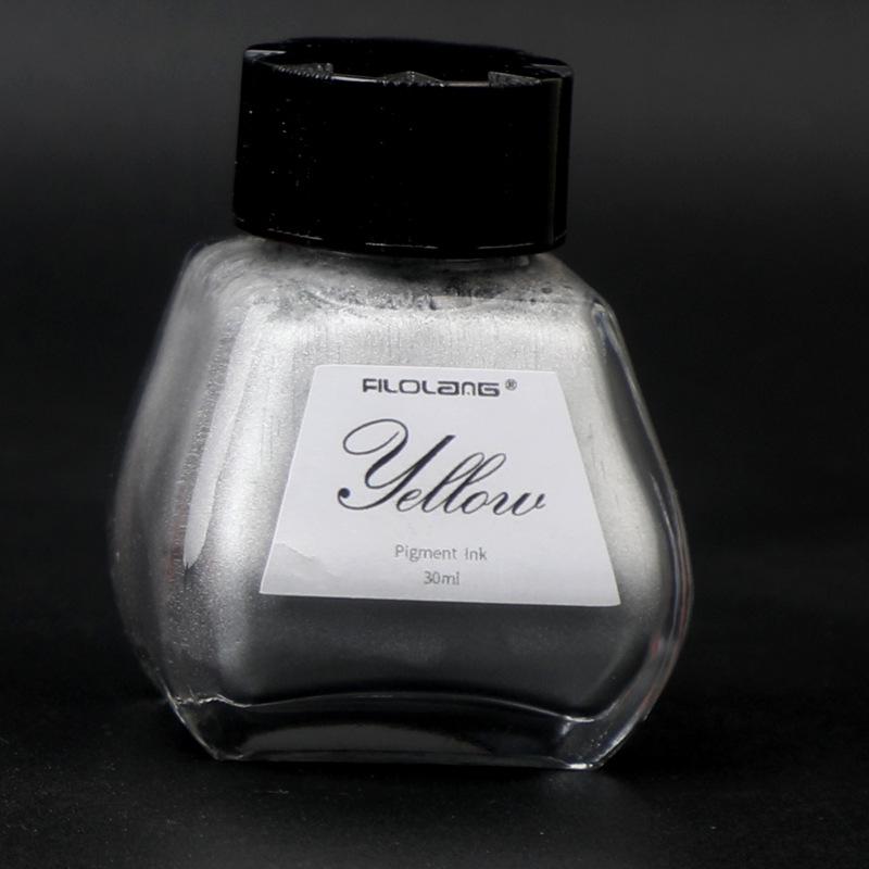Feiluo Jin Mo Zhi Gold Powder Ink, Four Treasures for Writing Couplets & Chinese Painting, Vermilion Script Pigment.