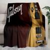 Guitar Print Blanket Soft Comfortable All Seasons Suitable Sofa Office Nap Travel Birthday Gift Christmas Present