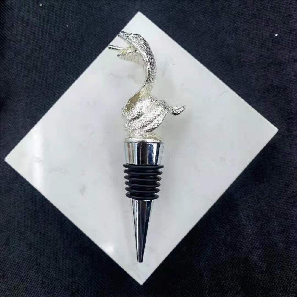 Орнамент для бутылок, пробки из цинкового сплава, аэраторы для вина, уникальная змея для выливания вина, кухонные принадлежности