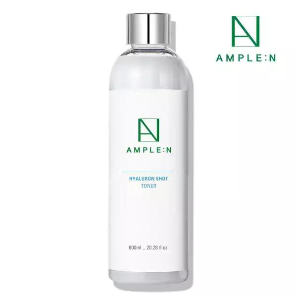 Coreana AMPLE N Hyaluron Shot Toner Large Hydration Glass Skin 600ml