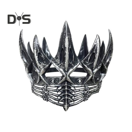 Повязка на голову в виде короны злой королевы для взрослых, готический головной убор для средневековой вечеринки в честь Хэллоуина, маскарада, сценического представления