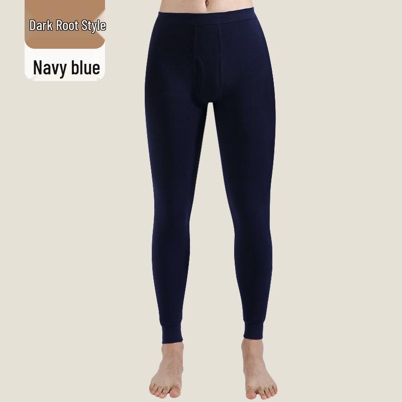 Langsha Мужские утягивающие брюки из хлопка и шерсти на осень/зиму