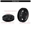Wearproof Pulley Bearing Pulley Round Fitness Pulley Wheel Replacement Gym Cable Pulley Wheel Nylon Bearing Pulley Wheel