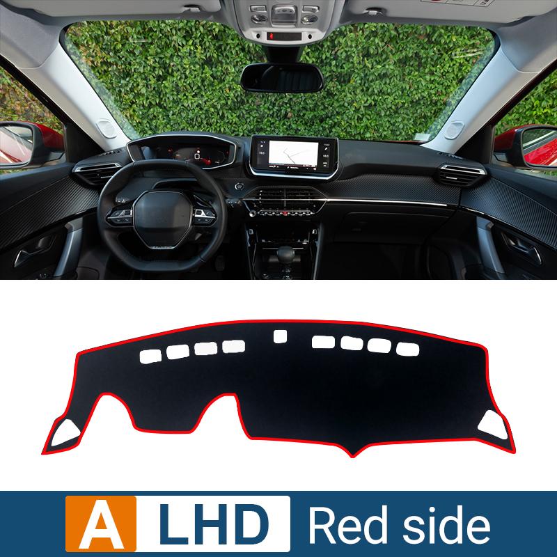 Car Accessories For Peugeot 2008 E2008 GT Line 2022 2023 Dashboard Cover Avoid Light Mat Sun Shade Anti-UV