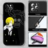 MH123 Чехол для телефона One Piece Санджи для iPhone 7 8 11 12 13 14 15 16 17 16E XS Pro Max XR X SE Air
