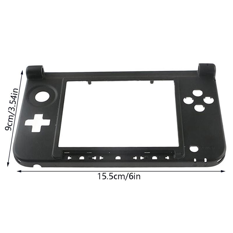 1Pc Replacement Hinge Part Bottom Middle Frame Shell Housing Case For 3dsxl Game Console Case 50PA Compatible With 3DS XL LL